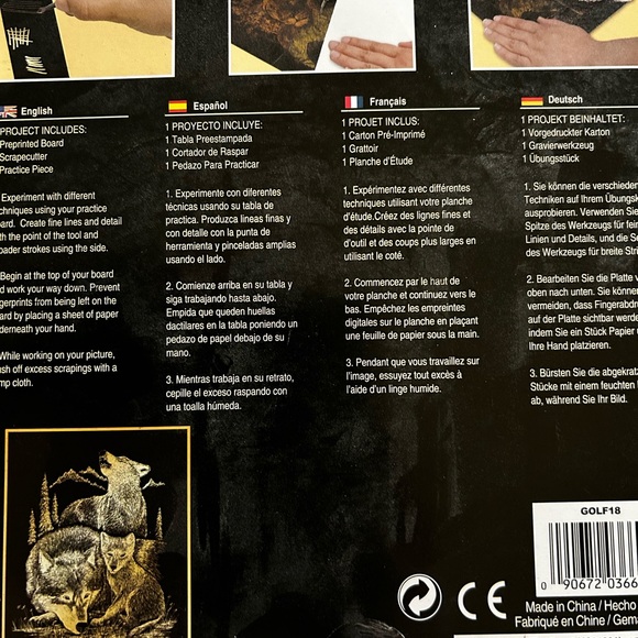 Royal & Langnickel Engraving Art Set - 8x10, Set of Two, New in Package - Picture 8 of 8